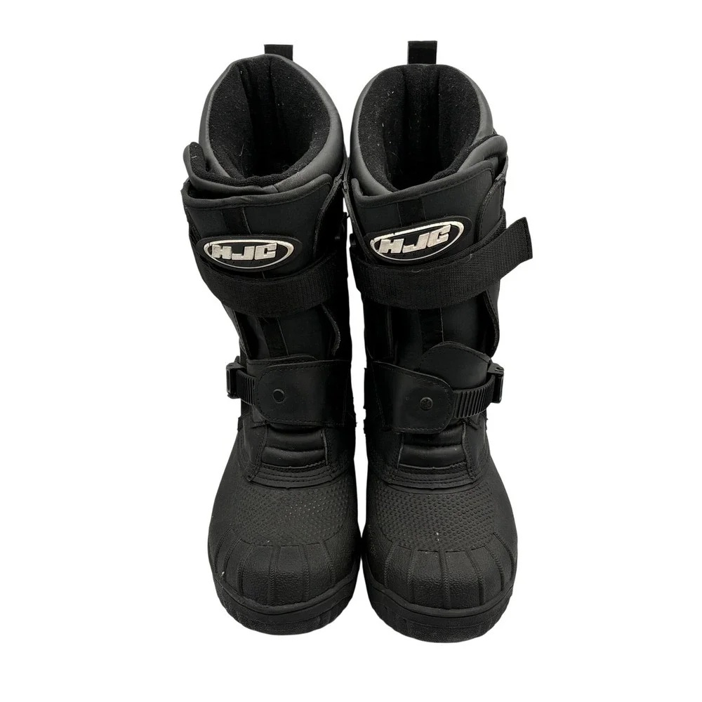 HJC Snowmobile Boots Mens 9 Black Excellent Thinsulate Insulated Waterproof